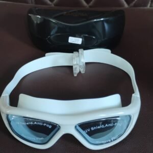 Knx Premium Wide Vision Swimming Goggles With protective hard case (1 Pc)