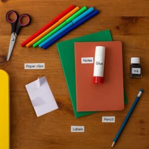 Premium All Purpose Adhesive White Labels (128 Labels)