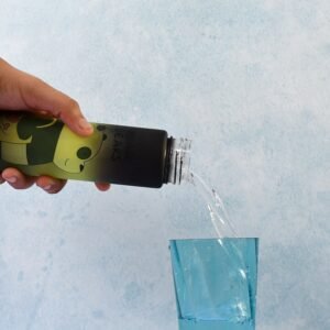 Cute Cartoon Printed Plastic Water Bottle (300 ML / 1 Pc)