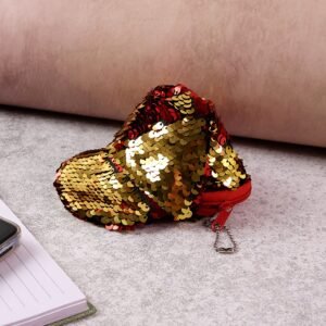 Stylish Sequin Mini Cap-Shaped Coin Purse (1 Pc)