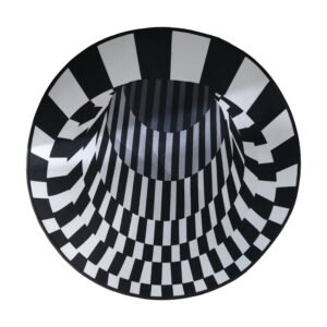 3D Space Round Carpet, Floor Mat Non-Woven Doormat (60 Cm)