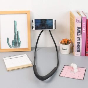 Neck Phone Holder & Desktop Lazy Stand - (1 Pc)