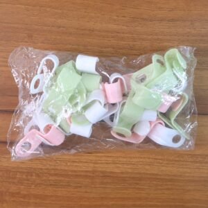Multi-Color Hanger Connector Hooks (30 Pc)