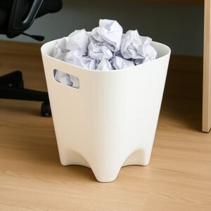 Modern Plastic Dustbin / Waste Paper Basket - (4 Pc)