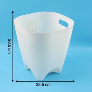 Modern Plastic Dustbin / Waste Paper Basket - (4 Pc)