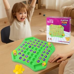 Flip & Match Educational Puzzle Game Toy (1 Set)