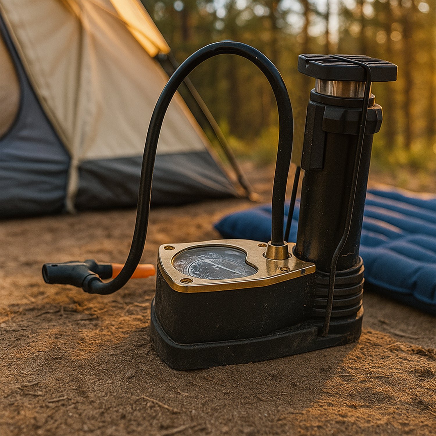 Portable High Pressure Foot Air Pump with Needle (1 Pc) - Image 3