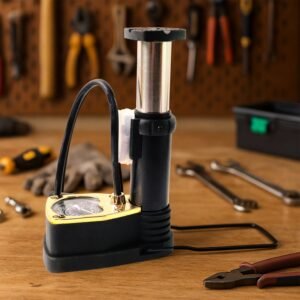 Portable High Pressure Foot Air Pump with Needle (1 Pc)