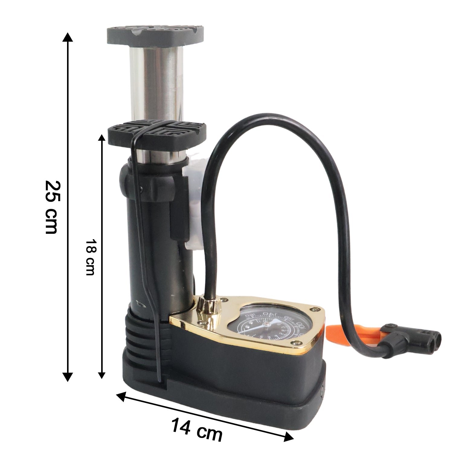 Portable High Pressure Foot Air Pump with Needle (1 Pc) - Image 10
