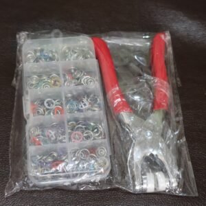 Heavy Duty Snap Button Fastener Plier Tool Kit (1 Set)