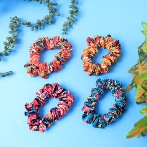 Set of 12 Stylish Printed Fabric Hairband