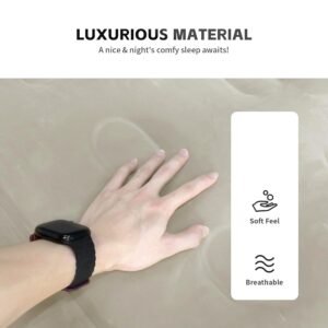 Portable Inflatable Bed Folding Lazy Bed (190x100x40 Cm / 1 Pc)