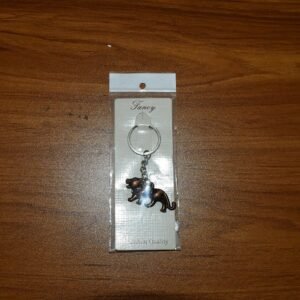 Elegant Walking Lion Metal Keychain (1 Pc)