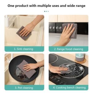 Disposable Cleaning Cloth Roll – 25 Sheets (20x20 cm)