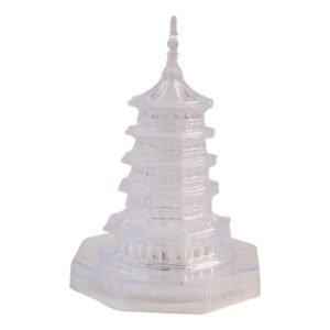 Premium LED Crystal Pagoda Decorative Light (1 Pc)