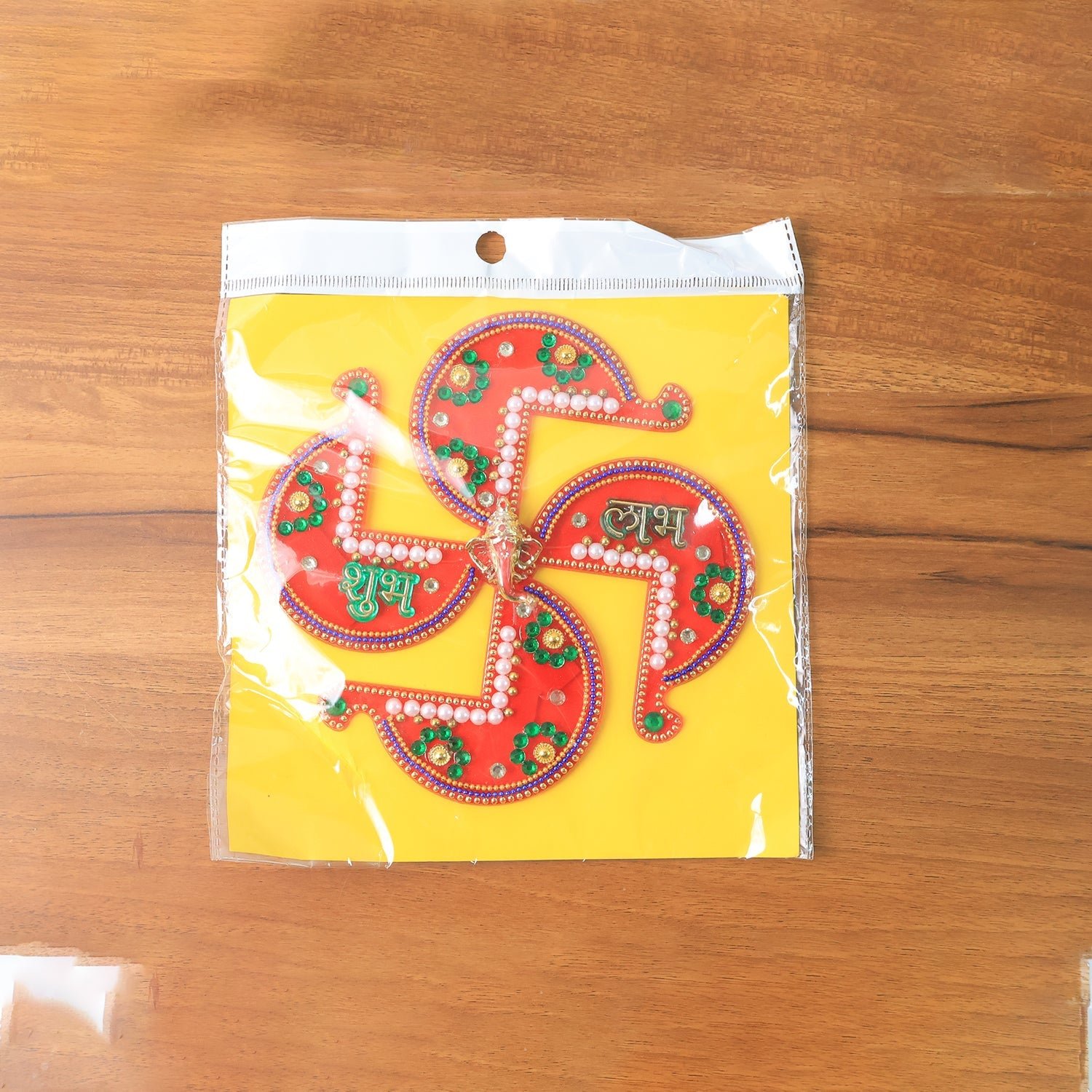 Acrylic Swastik Shubh Labh Wall Hanging (1 Pc) - Image 8