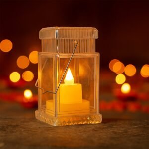 LED Flameless Lantern Style Decorative Candles (4 Pc)