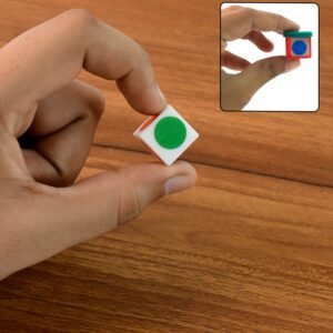 Magic Colour Vision Dice Trick Toy (1 Set)