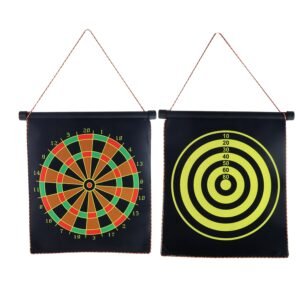 Magnetic Roll-Up Dartboard Game - (12-inch / Set)