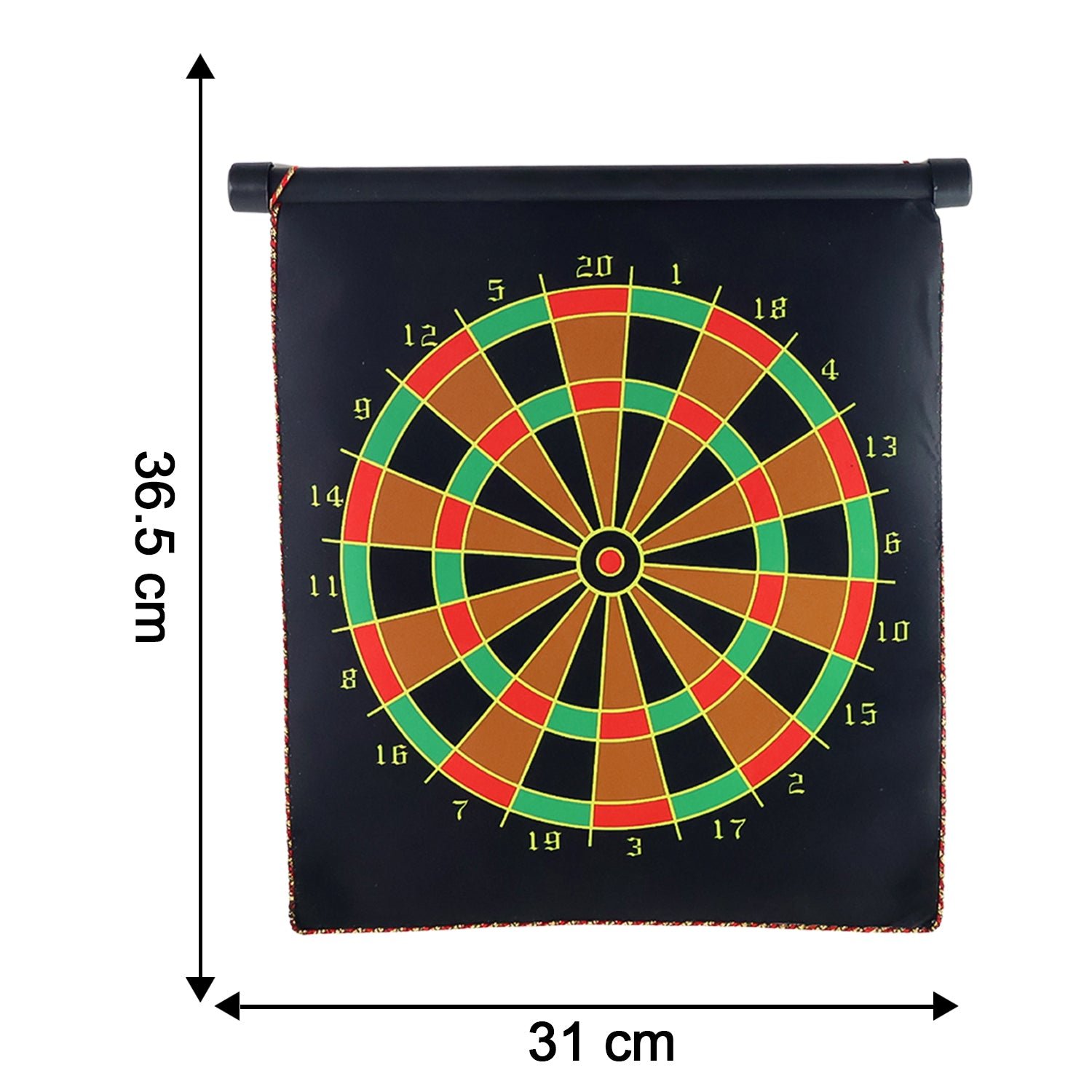Magnetic Roll-Up Dartboard Game - (12-inch / Set) - Image 6