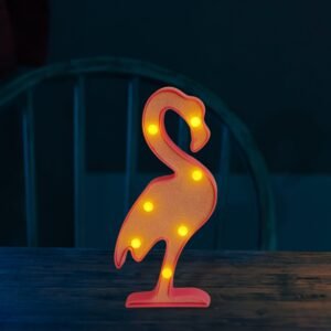 Flamingo Shape LED Decorative Night Light (1 Pc)