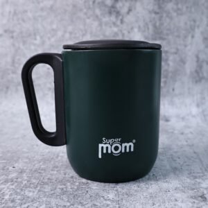 Supermom Metallic Stainless Steel Insulated Mug with Lid Approx 300Ml (1 Pc)