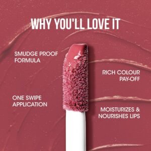 OG Beauty Coral Charm Moisture Lock Liquid Lipstick (4.5 ML / 1 Pc)