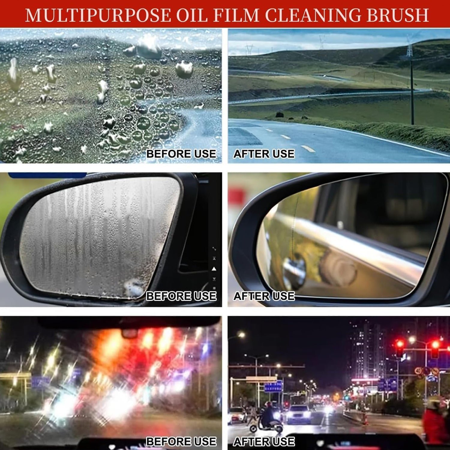 2-in-1 Car Oil Film Cleaning Brush - Image 6
