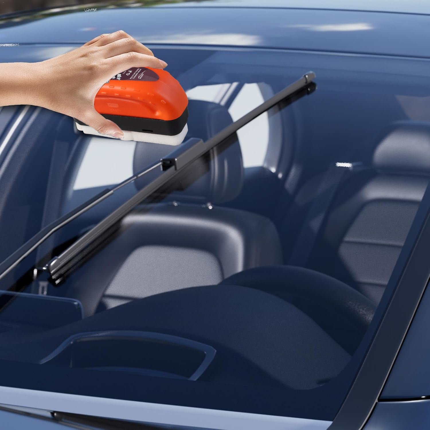 2-in-1 Car Oil Film Cleaning Brush - Image 8