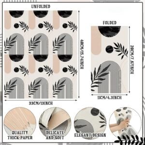 Multi-Color & Printed Disposable Food Wrapping Paper Set (20 Pc)