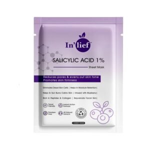In’lief Salicylic Acid 1% Clarifying & Pore-Refining Facial Sheet Mask (1 Pc)