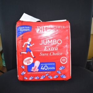 Beautiful Basics Jumbo Extra Sure Choice Sanitary Pads XXL 330mm (40 Pc)
