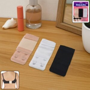 Adjustable 3-Piece Bra Extender Set with 2-Hook