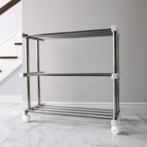 Supermom Stainless Steel Multipurpose Shoe & Storage Rack - (1 pc)