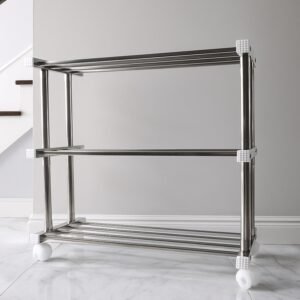 Supermom Stainless Steel Multipurpose Shoe & Storage Rack - (1 pc)