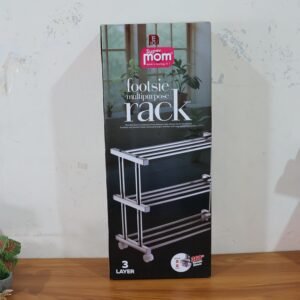 Supermom Stainless Steel Multipurpose Shoe & Storage Rack - (1 pc)