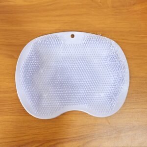 Purple Silicone Bath Massage Cushion – Suction Cup Exfoliating Foot Scrubber & Mat