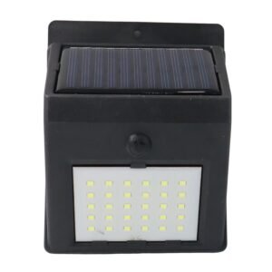 Solar Powered LED Wall Light - (1 Pc)