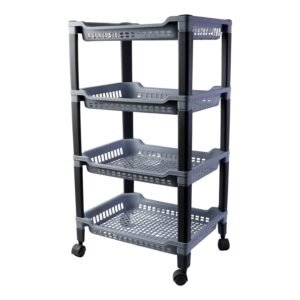 Apex 4-Layer Big Multipurpose Plastic Storage Rack