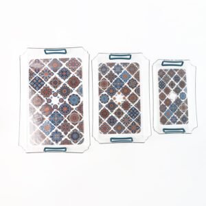 Supermom 3-Piece Multipurpose Serving Tray - (3 Pc / Set)