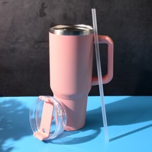 Peach Extra Large Insulated Travel Mug, Tumbler (1200ML - 1 Pc)