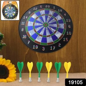 Magnetic Dart Board Game Set with 6 Safe Darts for Kids & Adults