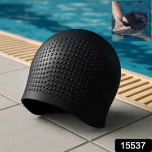 Knx Premium Silicone Waterproof Swimming Cap (1 Pc)