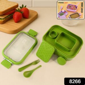 Magic Lunch Box with Leakproof Compartments (1 Pc)