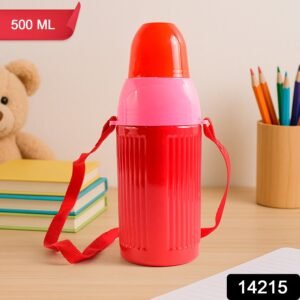 500ML Kids Insulated Plastic Water Bottle (1 Pc)