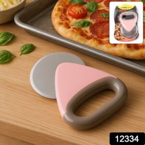 HomeChef Ergonomic Pizza Cutter with Stainless Steel Rotating Blade (1 Pc)