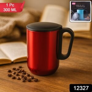 Supermom Stainless Steel Metallic Coffee Mug Approx 300ml, Tumbler (1 Pc)