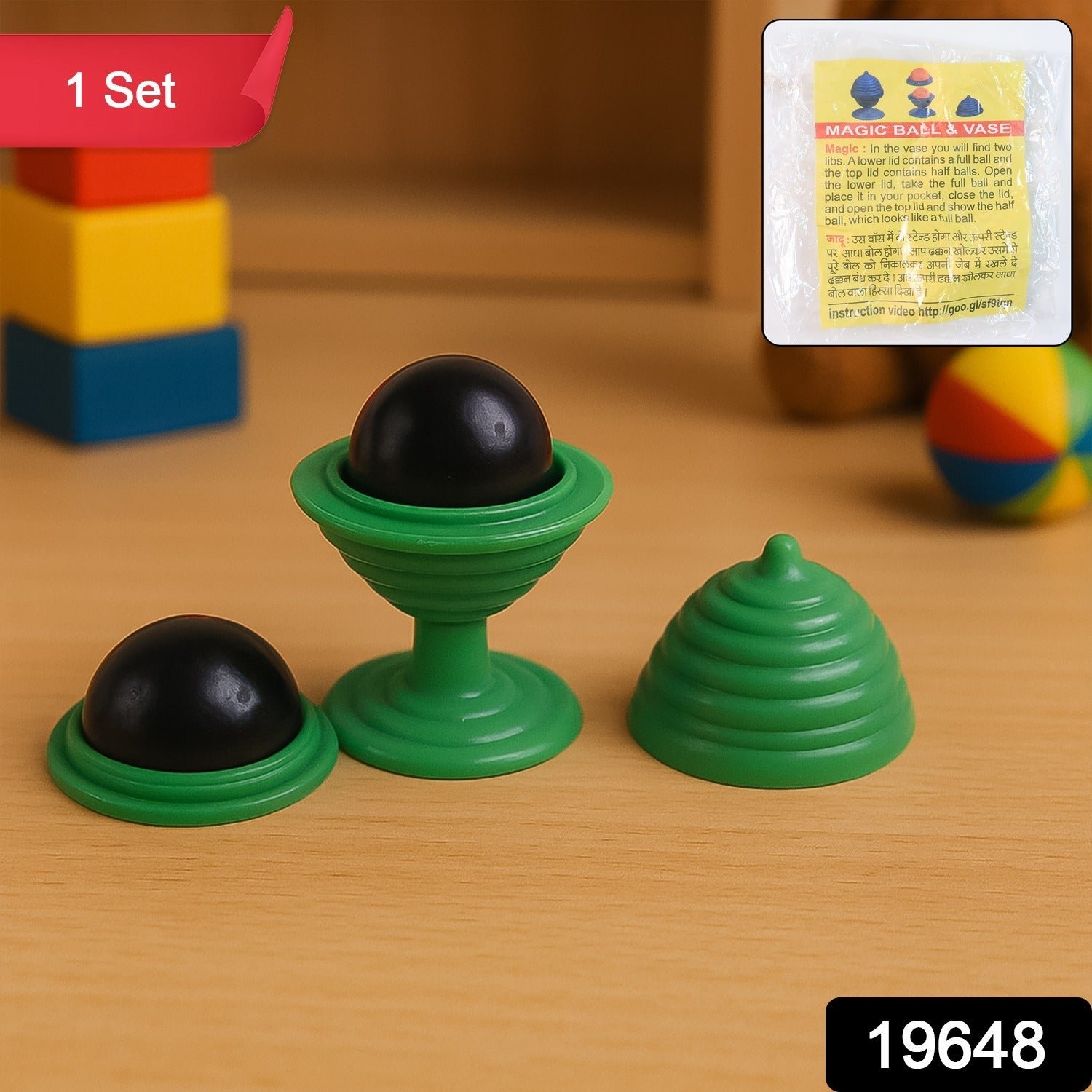 Aditi Classic Magic Ball and Vase Trick Toy (1 Set) - Image 2