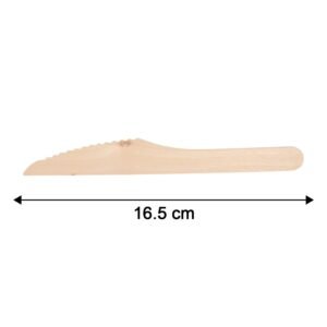 165mm Wooden Knife – 30 Pcs Pack