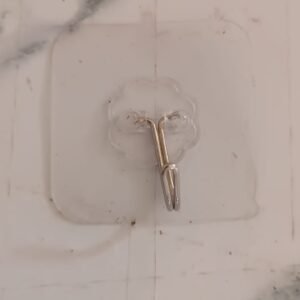 Self Adhesive Transparent Wall Hook (1 Pc)